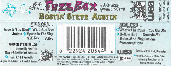 We've Got A ... Fuzzbox ... And We're Gonna Use It!!* : Bostin' Steve Austin (Cass, Album)