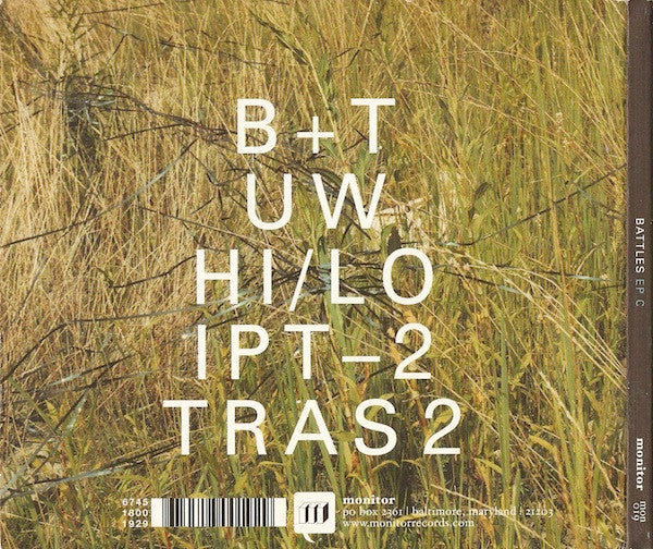 Battles : EP C (CD, EP, Dig)