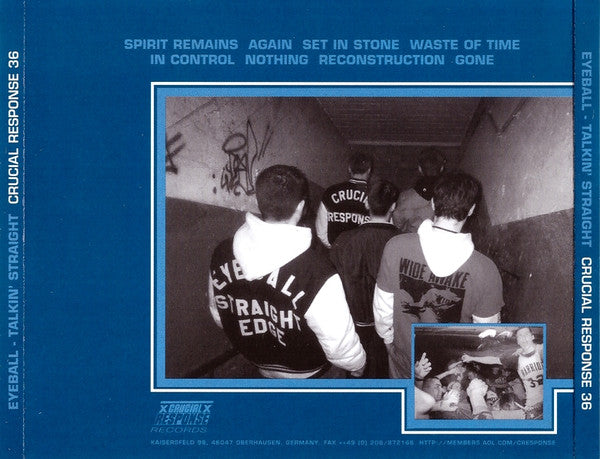 Eyeball (4) : Talkin' Straight (CD, EP)