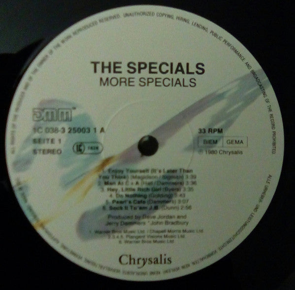 The Specials : More Specials (LP, Album, RE)