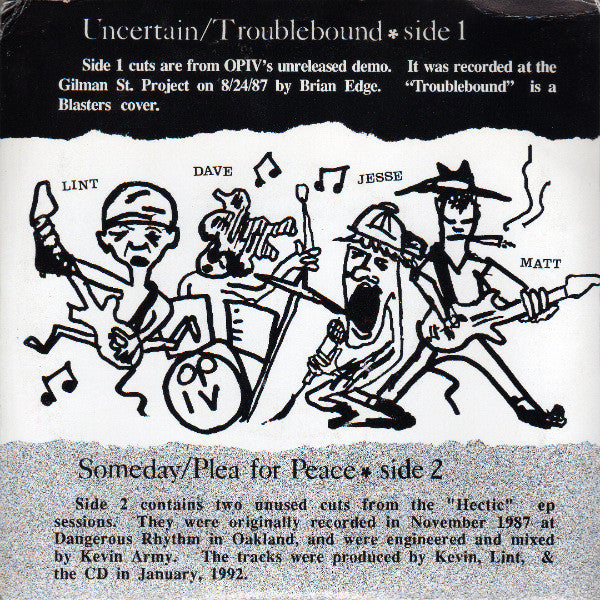 Operation Ivy : Plea For Peace (7", Whi)