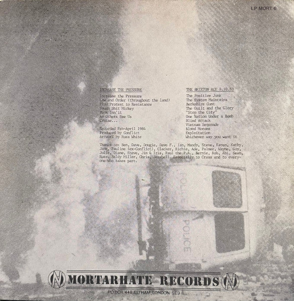 Conflict (2) : Increase The Pressure (LP, Album)
