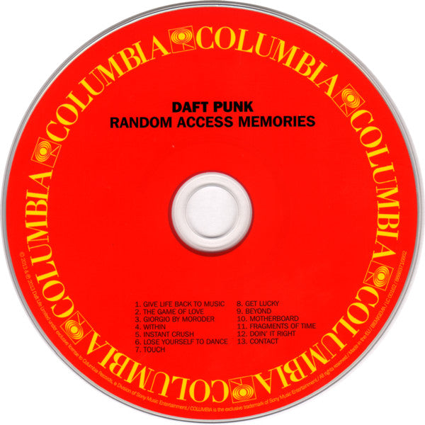 Daft Punk : Random Access Memories (CD, Album, Son)