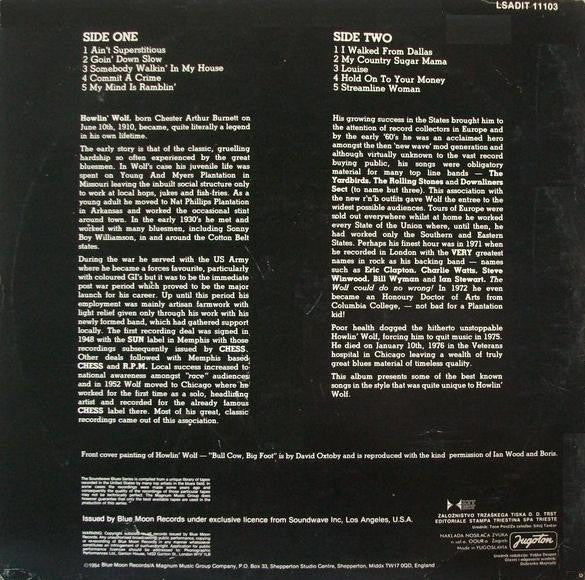 Howlin' Wolf : The Wolf 1910 -1976 (LP, Comp)