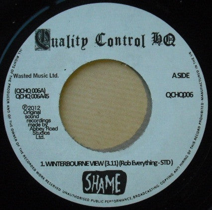 Shame (30) : Wasted Time (7")
