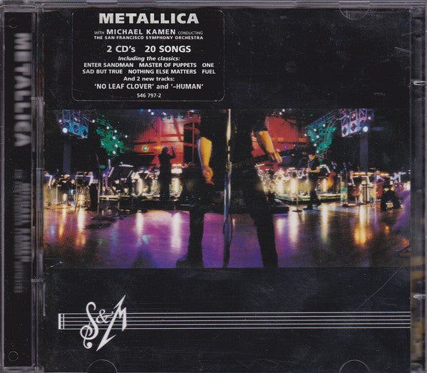 Metallica With Michael Kamen Conducting The San Francisco Symphony Orchestra* : S&M (2xCD, Album)