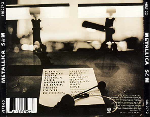 Metallica With Michael Kamen Conducting The San Francisco Symphony Orchestra* : S&M (2xCD, Album)