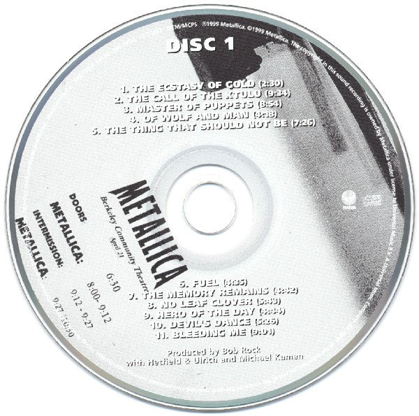 Metallica With Michael Kamen Conducting The San Francisco Symphony Orchestra* : S&M (2xCD, Album)