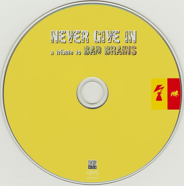 Various : Never Give In: A Tribute To Bad Brains (CD, Album)