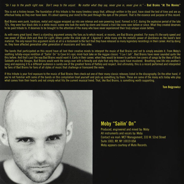 Various : Never Give In: A Tribute To Bad Brains (CD, Album)