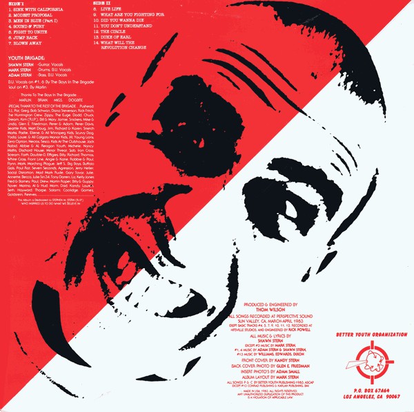 Youth Brigade : Sound & Fury (LP, Album, RP)