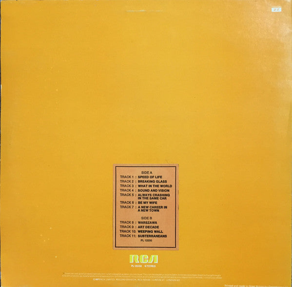 David Bowie : Low (LP, Album, RE)