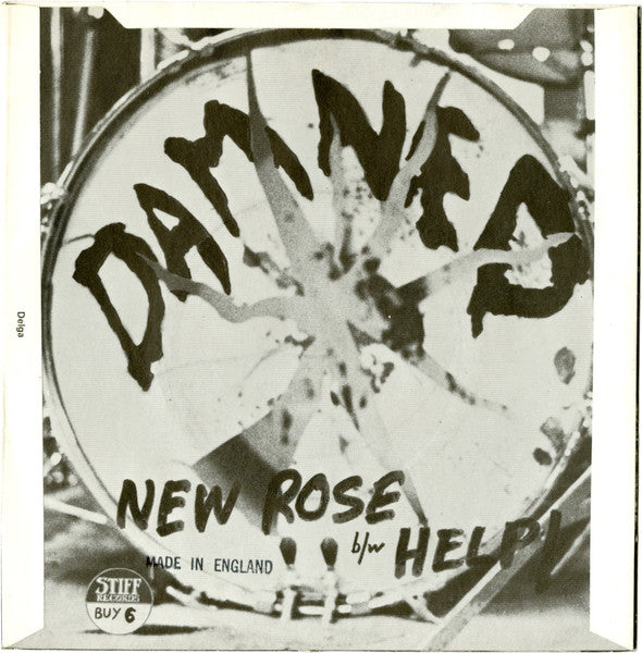 The Damned : New Rose (7", Single, RP)