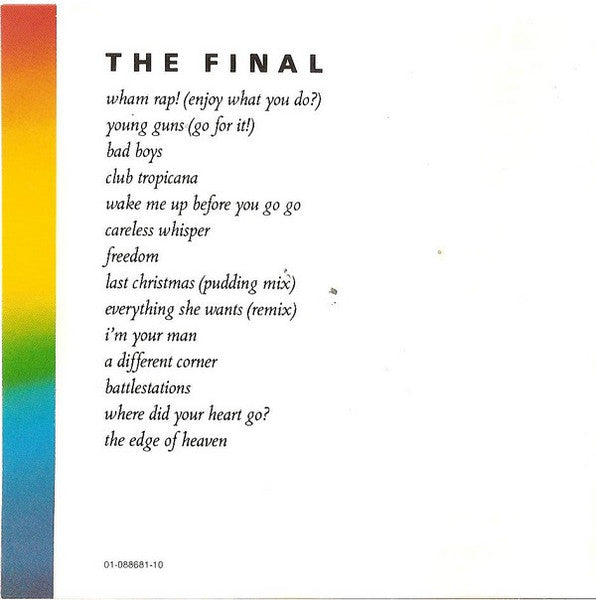 Wham! : The Final (CD, Comp, RP)