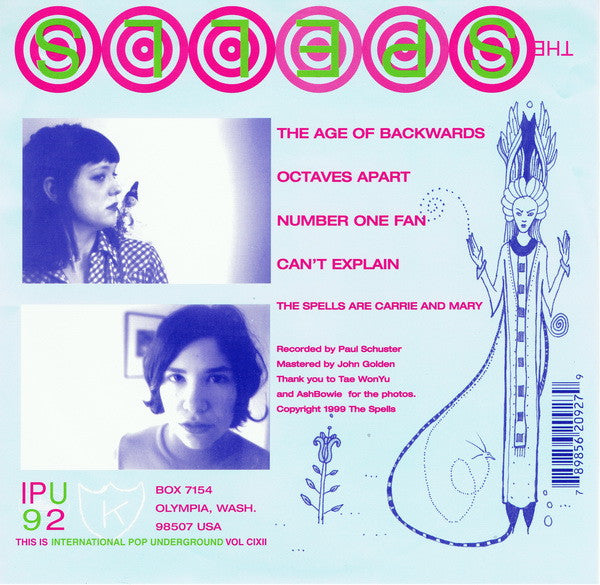 The Spells : The Age Of Backwards E.P. (7", EP)