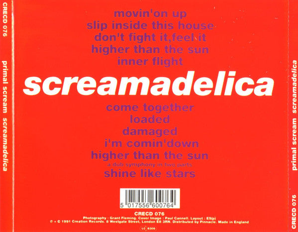 Primal Scream : Screamadelica (CD, Album, RE)