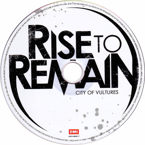 Rise To Remain : City Of Vultures (CD, Album)