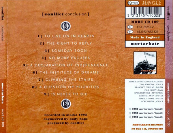 Conflict (2) : Conclusion (CD, Album)