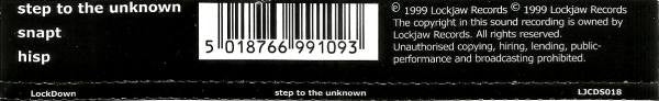 LockDown (3) : Step To The Unknown (CD, Single)