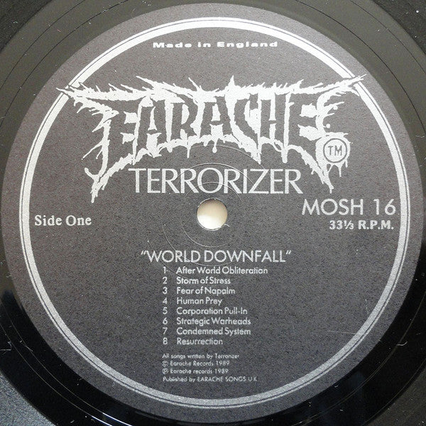 Terrorizer : World Downfall (LP, Album, Inn)