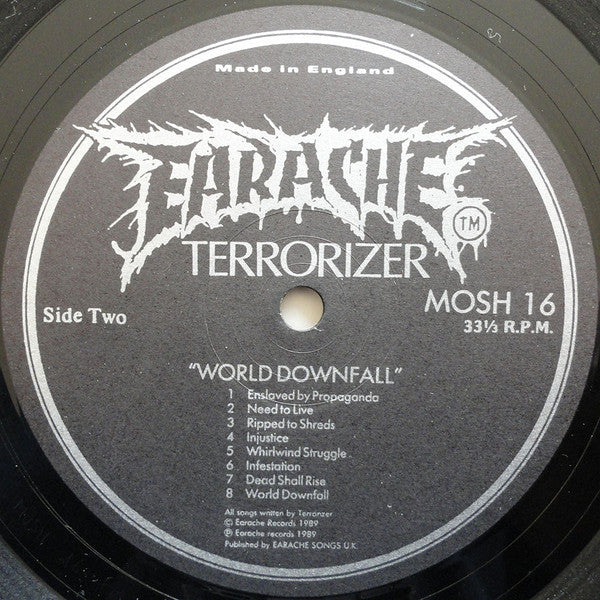 Terrorizer : World Downfall (LP, Album, Inn)