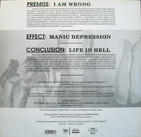 Nomeansno : The Power Of Positive Thinking (12", EP)