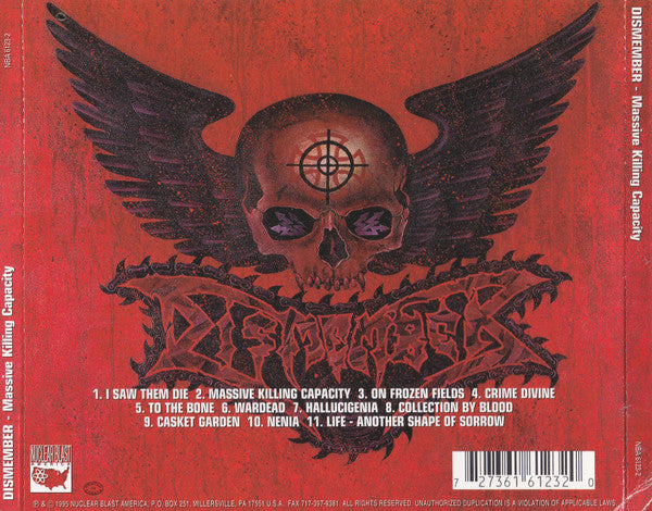 Dismember : Massive Killing Capacity (CD, Album)
