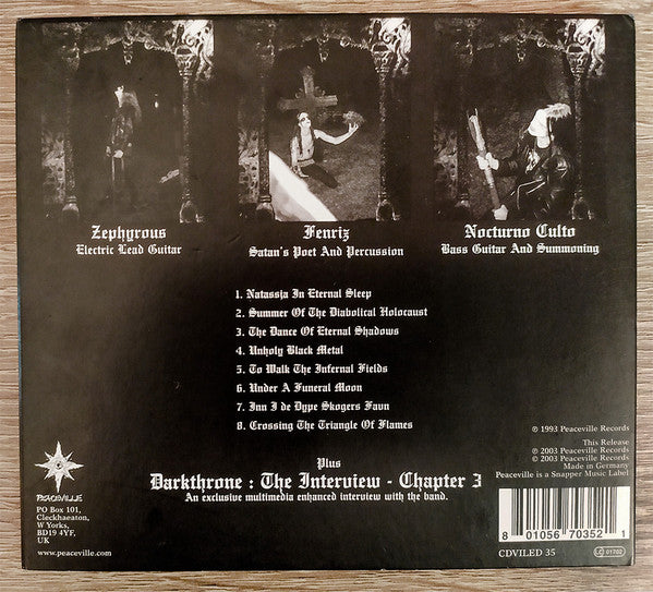 Darkthrone : Under A Funeral Moon (CD, Album, Enh, Ltd, RE, RM, Dig)