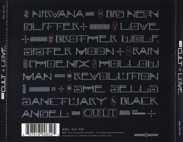 The Cult : Love (CD, Album, RE)