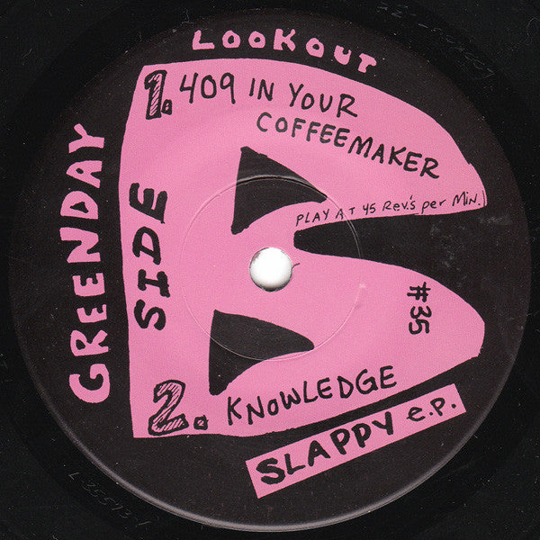 Green Day : Slappy E.P. (7", EP, RP, Ber)