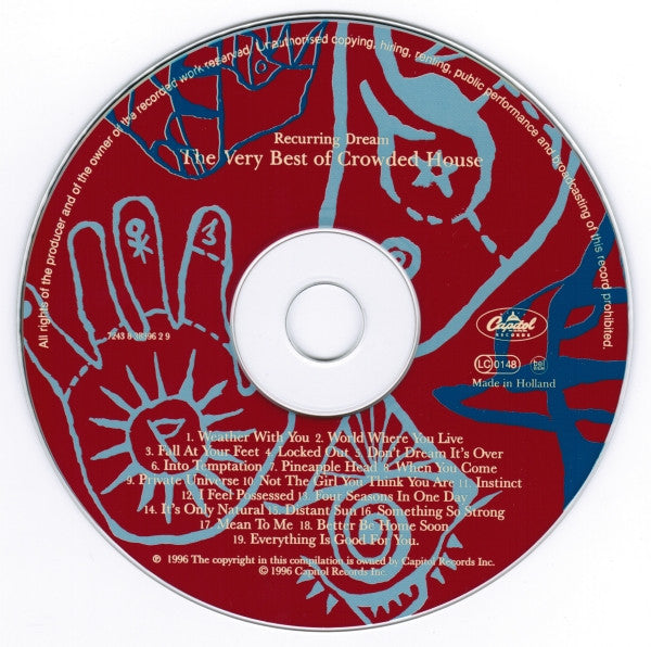 Crowded House : Recurring Dream (The Very Best Of Crowded House) (CD, Comp)
