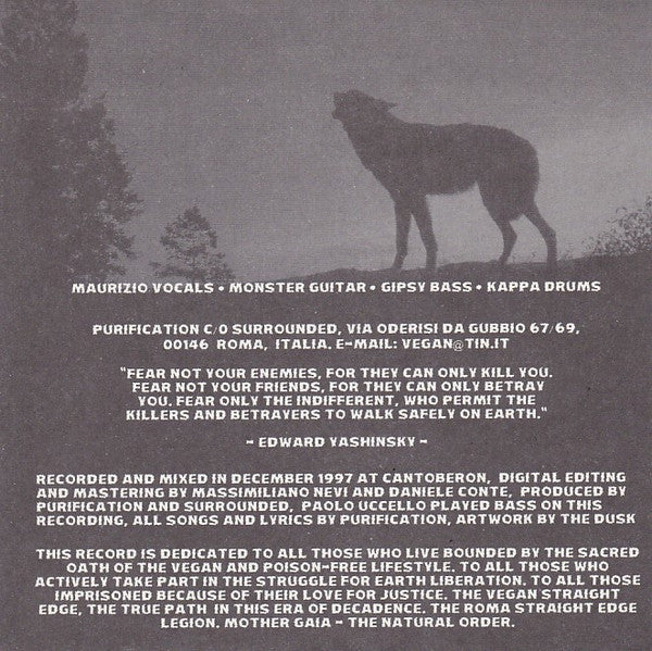 Purification : Vessel Of Wrath (7")