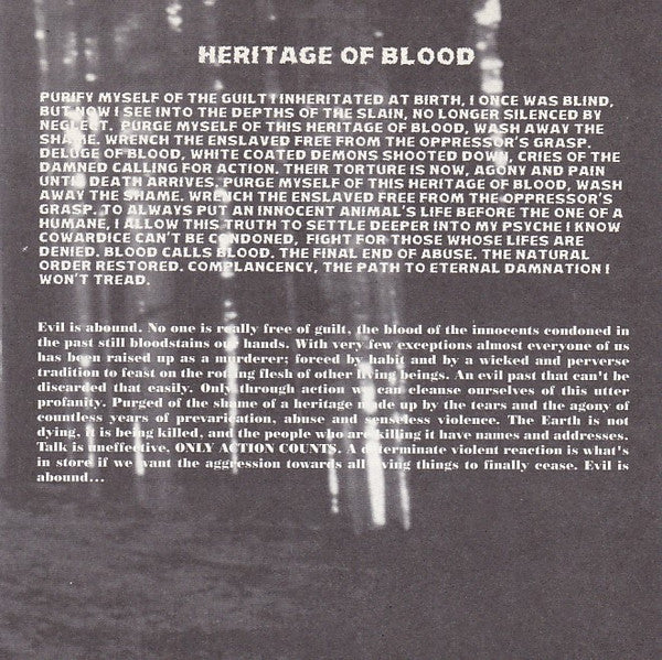 Purification : Vessel Of Wrath (7")