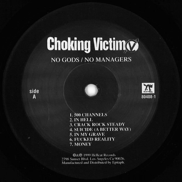 Choking Victim : No Gods / No Managers (LP, Album)