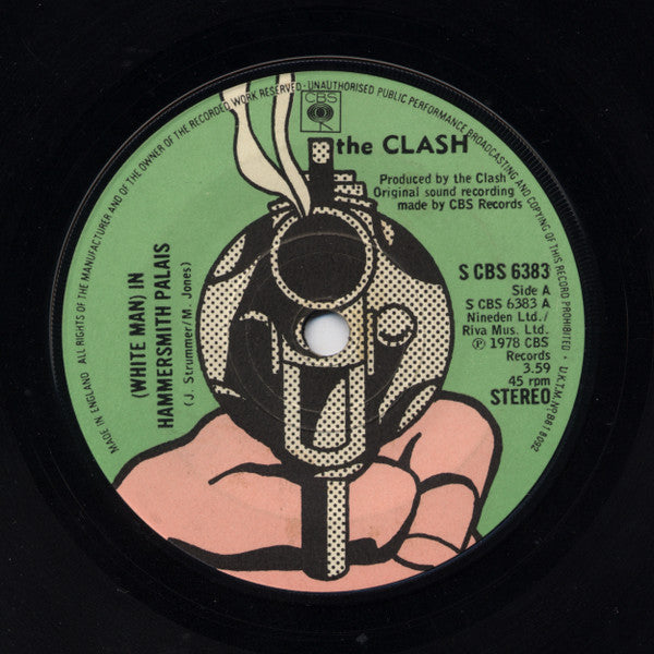 The Clash : (White Man) In Hammersmith Palais (7", Single, Gre)