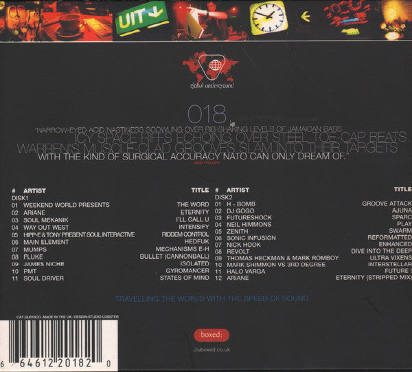 Nick Warren : Global Underground 018: Amsterdam (2xCD, Mixed)