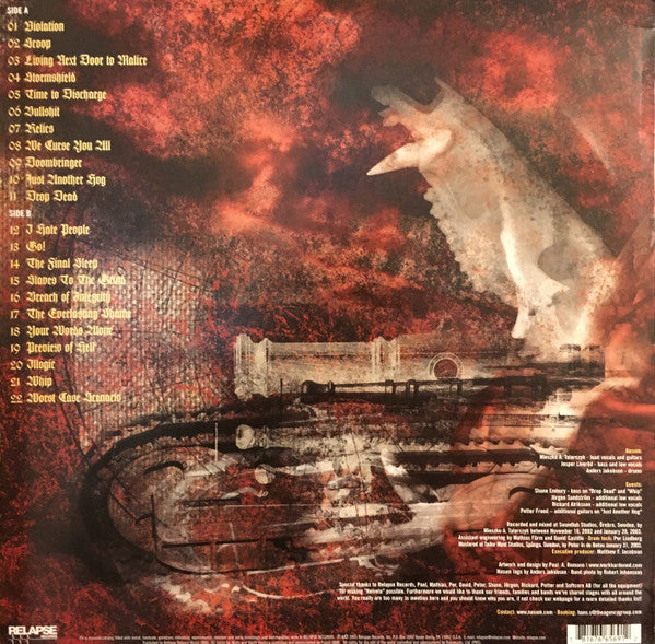 Nasum : Helvete (LP, Album, Whi)