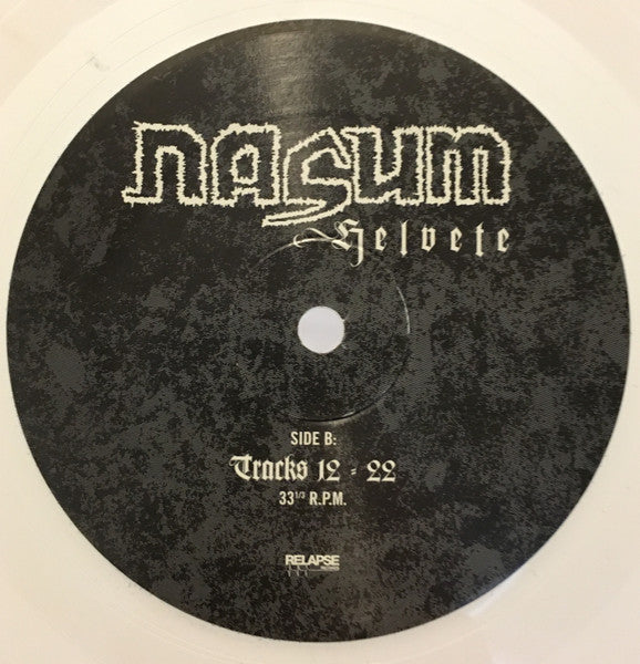 Nasum : Helvete (LP, Album, Whi)