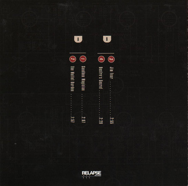 The Dillinger Escape Plan : Cursed, Unshaven, And Misbehavin' (7", Single, Ltd, Dou)