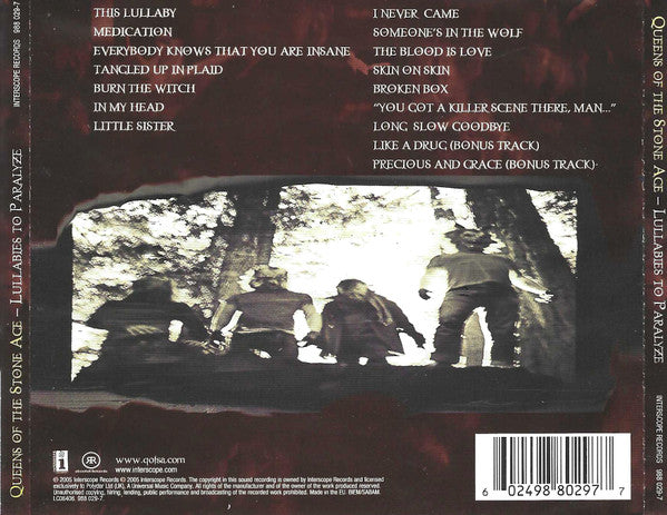 Queens Of The Stone Age : Lullabies To Paralyze (CD, Album, S/Edition)