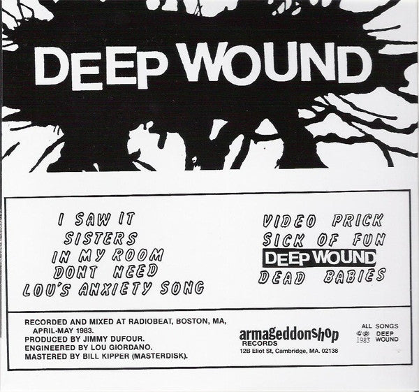Deep Wound : Deep Wound (7", RE)