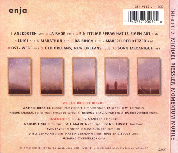 Michael Riessler, Ensemble 13 : Momentum Mobile (CD, Album)