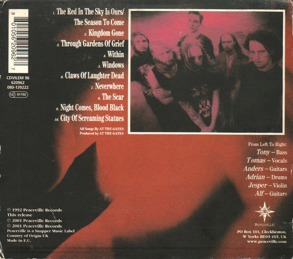 At The Gates : The Red In The Sky Is Ours (CD, Album, RP, Sli)