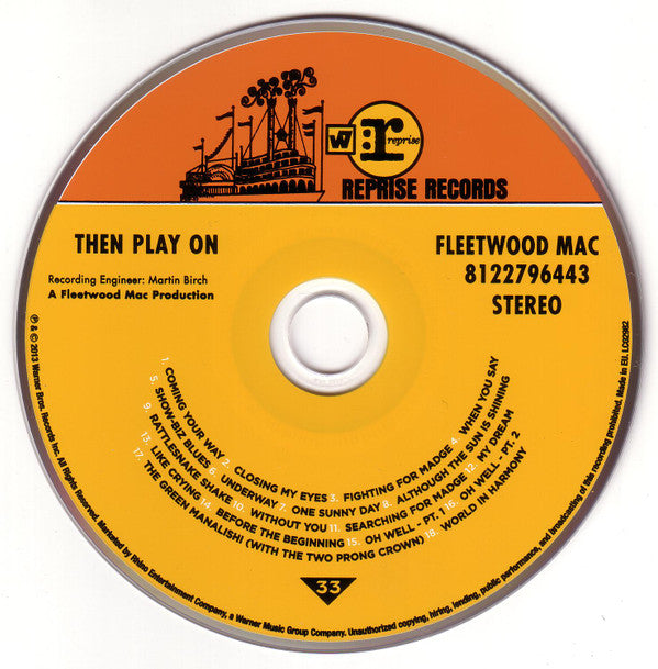 Fleetwood Mac : Then Play On (CD, Album, RE, RM)