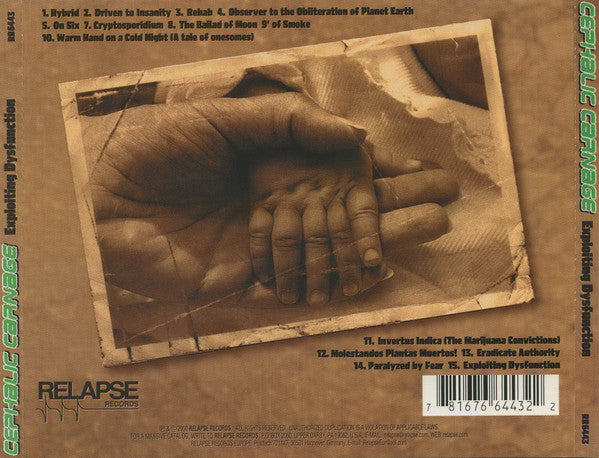 Cephalic Carnage : Exploiting Dysfunction (CD, Album)
