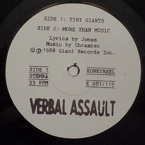 Verbal Assault : Tiny Giants (7")