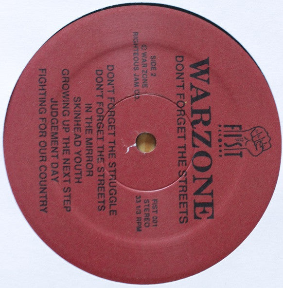 Warzone (2) : Don't Forget The Struggle Don't Forget The Streets (LP, Album, RE, Unofficial)