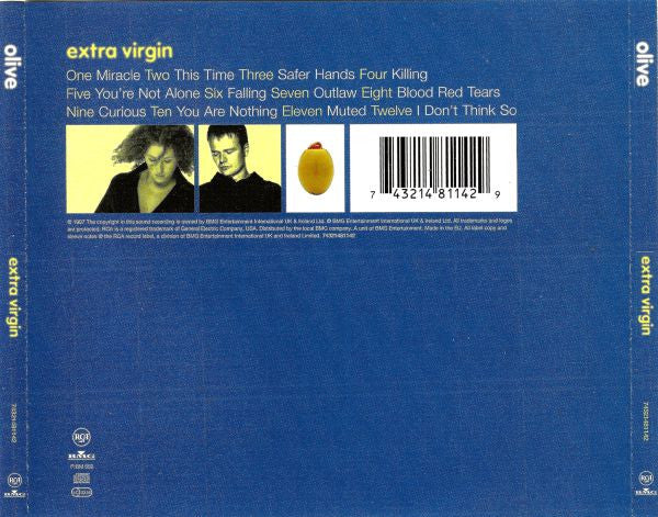 Olive : Extra Virgin (CD, Album, RE)