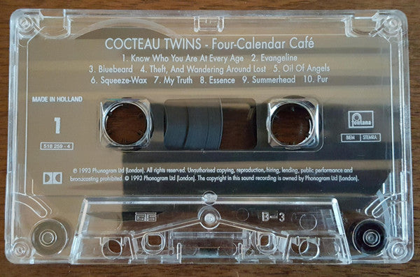 Cocteau Twins : Four-Calendar Café (Cass, Album, dou)