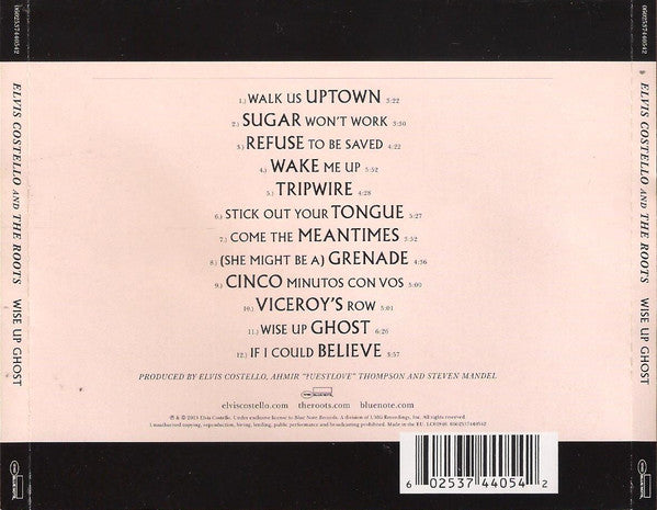 Elvis Costello And The Roots : Wise Up Ghost (And Other Songs 2013) (CD, Album)